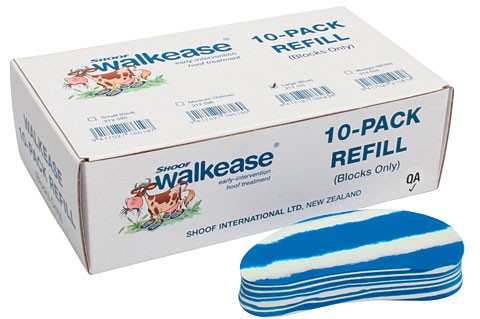 Ersatz-Klauenblock Walkease, L, blau, 10er-Pack