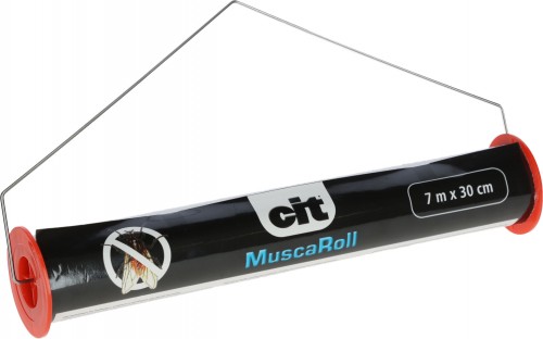 cit Fliegenrolle MuscaRoll, Metallhalter, 7 m x 30 cm