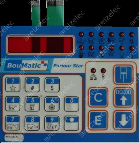 Tastaturfolie passend fr Boumatic Melkzeug Parlour Star | 358325